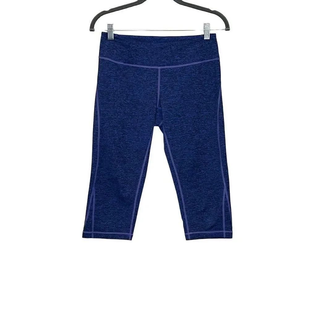Zella purple capri workout leggings size S